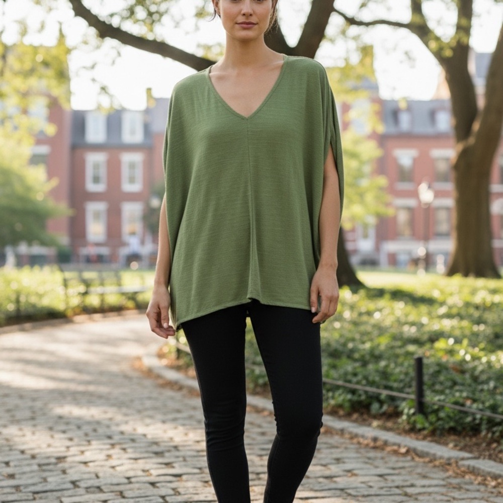 Laurie Felt V-Neck Blouse